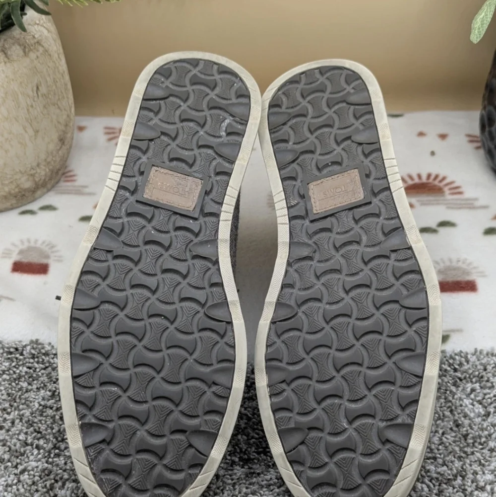 Toms Chukka Wool Tweed Mens Size 10.5 Casual Dress Boots